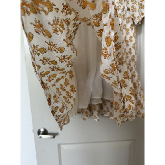 Emerson Fry India Collection Isla Mini Dress in Little Marigolds Size XS/Small - Picture 5 of 8